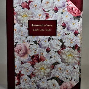Aanpasbaar fotoalbum - 23x30 - Bloemenkaarten