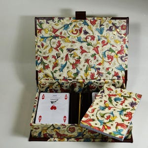 Scatola "BURRACO" - Craft Box - Playing cards - casket - cofanetto