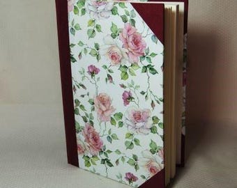 14x21 diary - with ivory-colored sheets - 72/144 sheets - flower and other papers