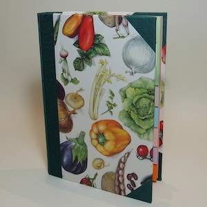 RICETTARIO ARTIGIANALE a pagine colorate - 14x21 - Carte varie