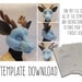PDF TEMPLATE: Fursuit Head Base - Deer! Digital Download