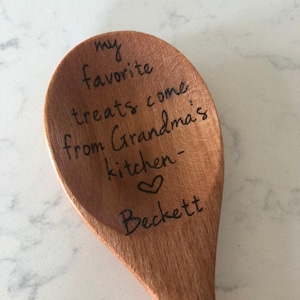 Wooden Spoon Gift | Personalized | Customizable | Kitchen | Mommy | Grandma | Grammy | Nana | Christmas | Kitchen gift