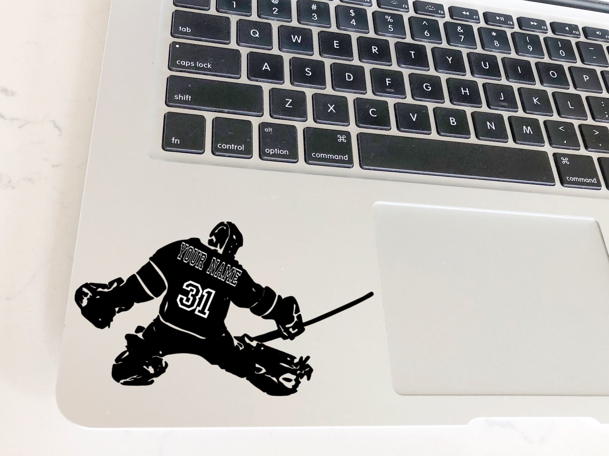 Custom Hockey Goalie Decal Goalie Decal Personalized Decal Etsy