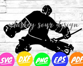 ホッケーのゴールキーパーのダウンロード | カットファイル | スポーツ | アイスホッケーのゴールキーパー | SVG | DXF | PNG | Eps | Pdf | インスタント | アイスホッケー | 工芸品 |