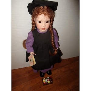 1991 Wendy Lawton 13 &quot;Porzellanpuppe Frolic / Amish Cherish Customs 406/500