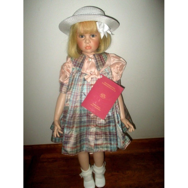 Hildegard Gunzel Binella 28" Poseable Blonde Puppen Doll MIB w/COA #44/750