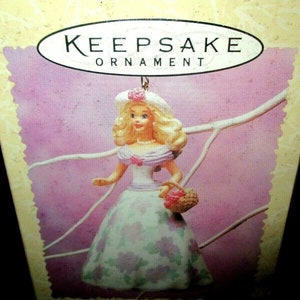 1995 Springtime Barbie Easter Collection Hallmark Keepsake Christmas Ornament