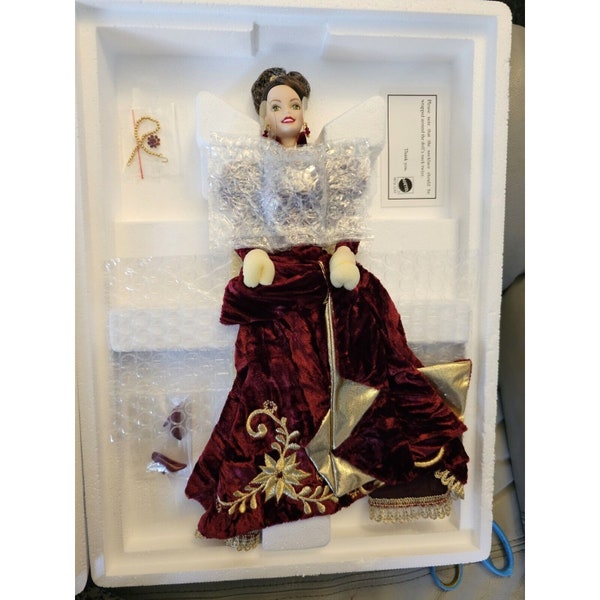 Vintage Holiday Ball Barbie Doll Porcelain 1997 #18326 New in Box