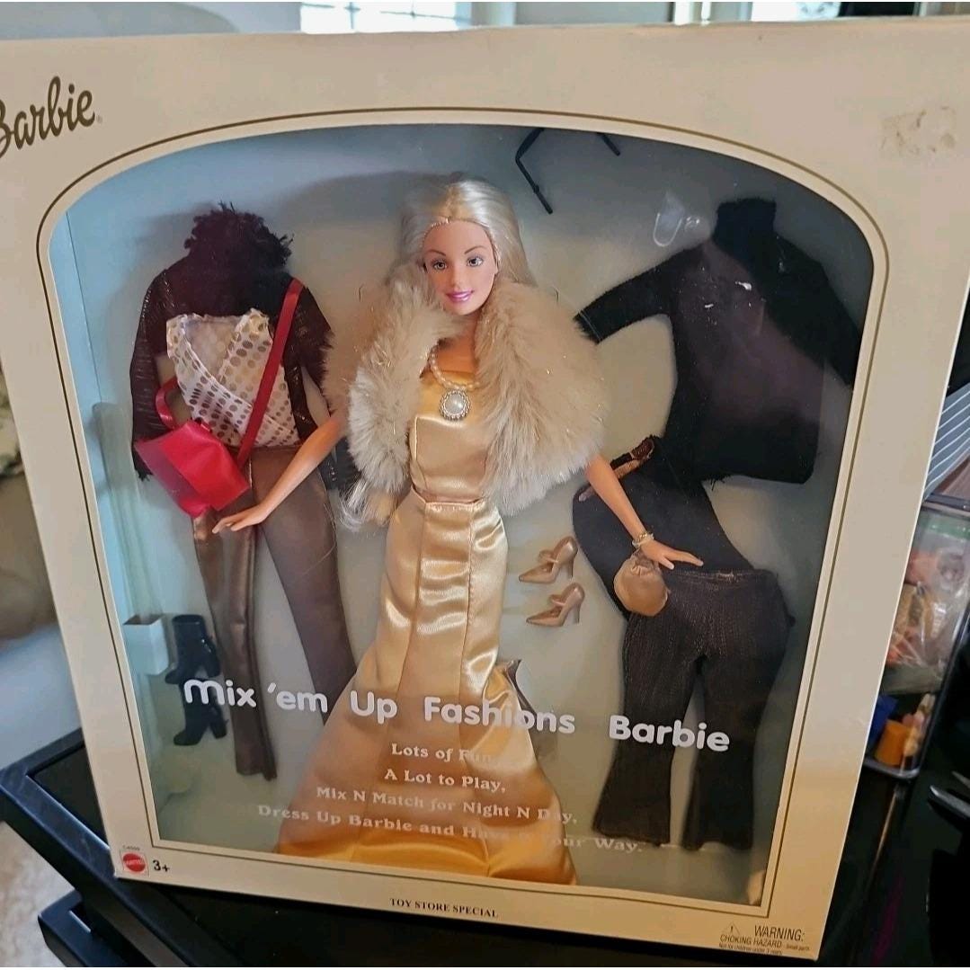 fashion designing dress sketch Barbie New Fantasy Dress Up Fashion Doll – yallatoys-bahrain main image 0