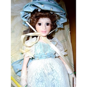 1988 Robin Woods Great Women of the Eras Kate Greenaway 17&quot; Vinyl Doll MIB w/COA