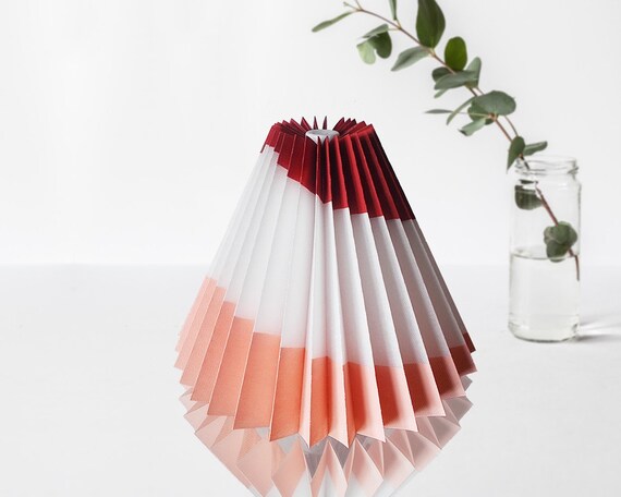 pink and red table lamps