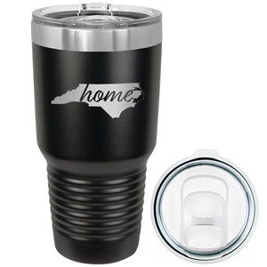 Custom Laser Etched North Carolina Home Tumbler - 20 oz or 30 oz image 6