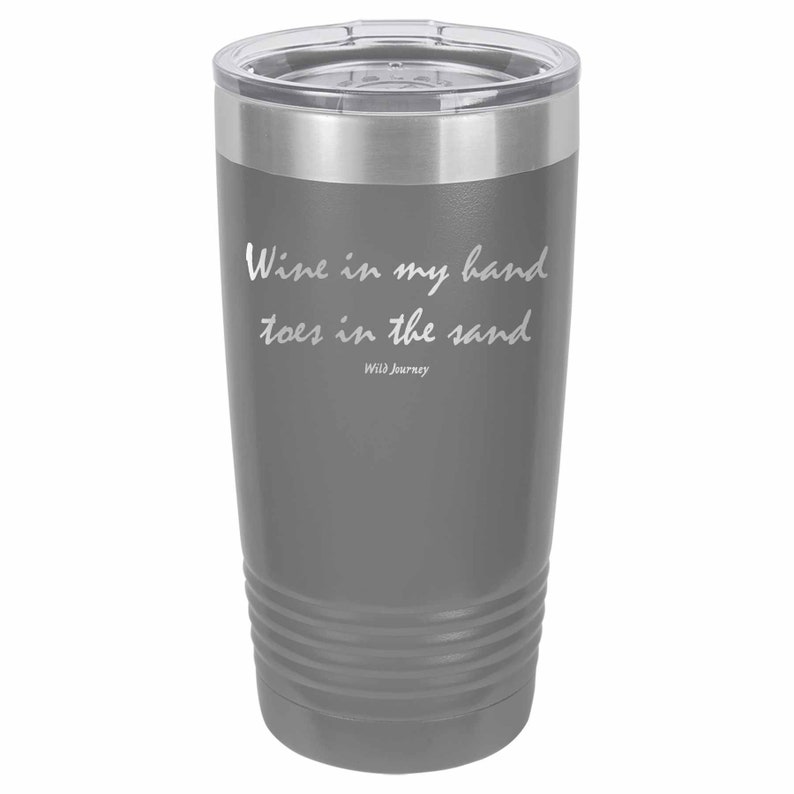 Wine In My Hand Toes In The Sand Tumbler
