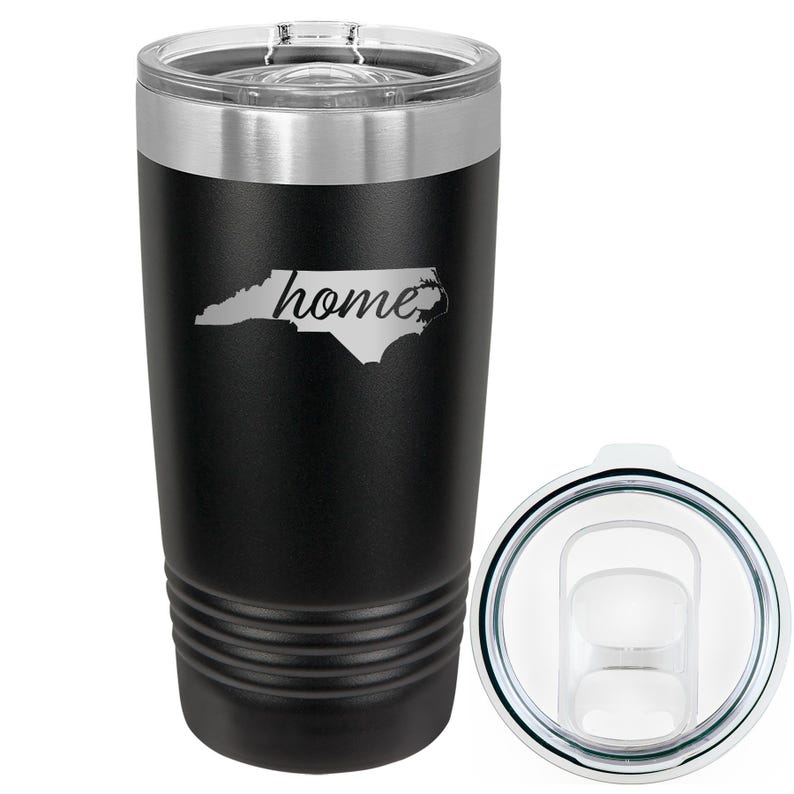 Custom Laser Etched North Carolina Home Tumbler - 20 oz or 30 oz image 2
