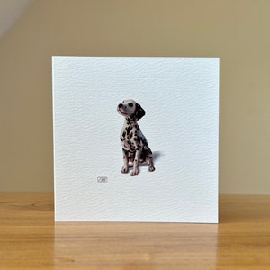 Carte chiot dalmatien