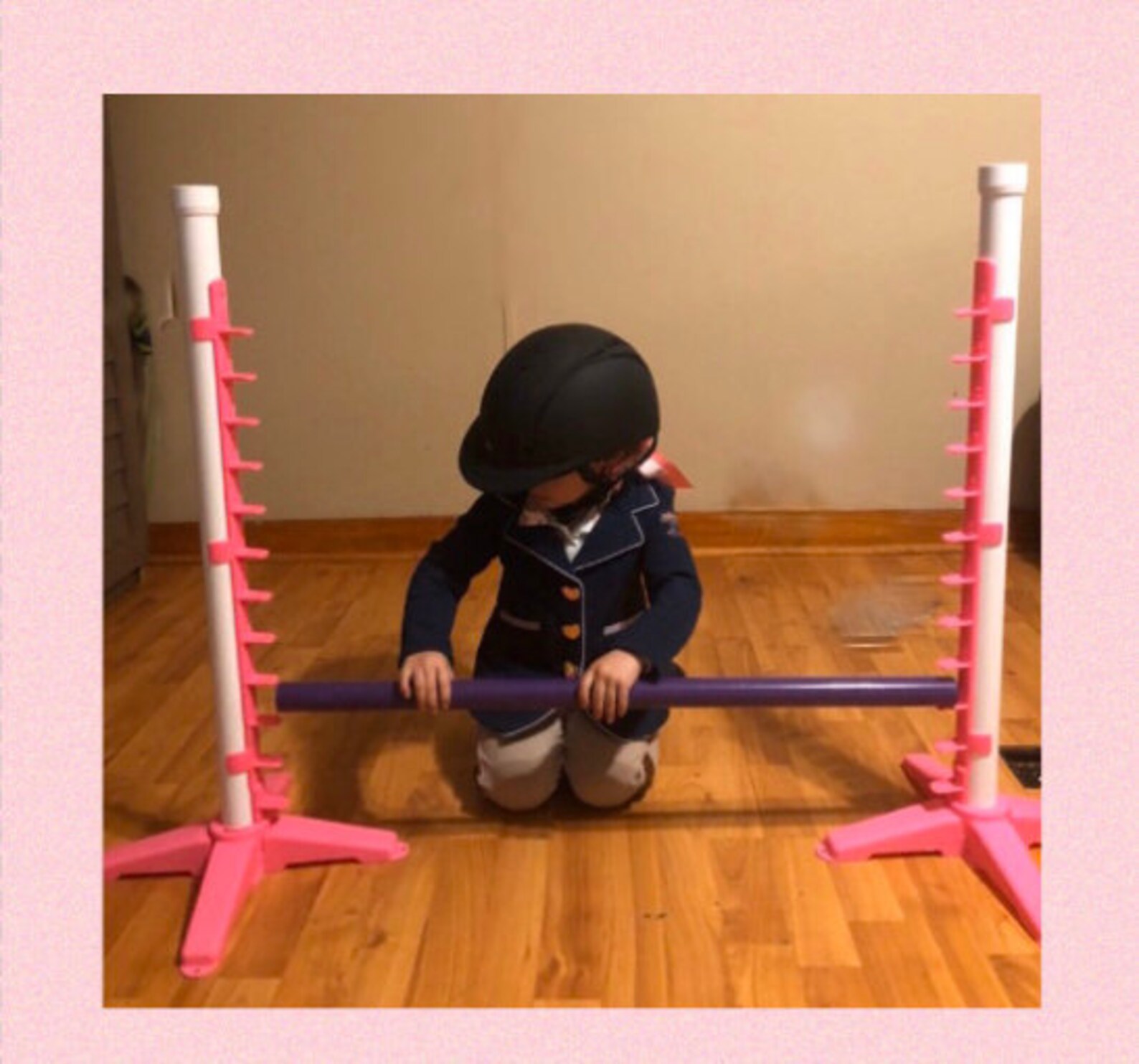 Indoor Equestrian Kid Hobby Horse Jump Etsy