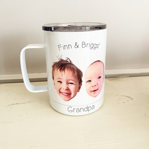 Personalized with your baby&#39;s photo, Baby Mug, Coffee Mug, Mug for Mom, Mug for Dad, Grandparent Gift, Grandma, Grandpa - FREE SHIPPING