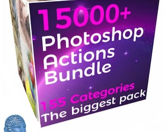 Photoshop Actions Bundle 15000+. Ultimate Photo Effects (Digital Download)