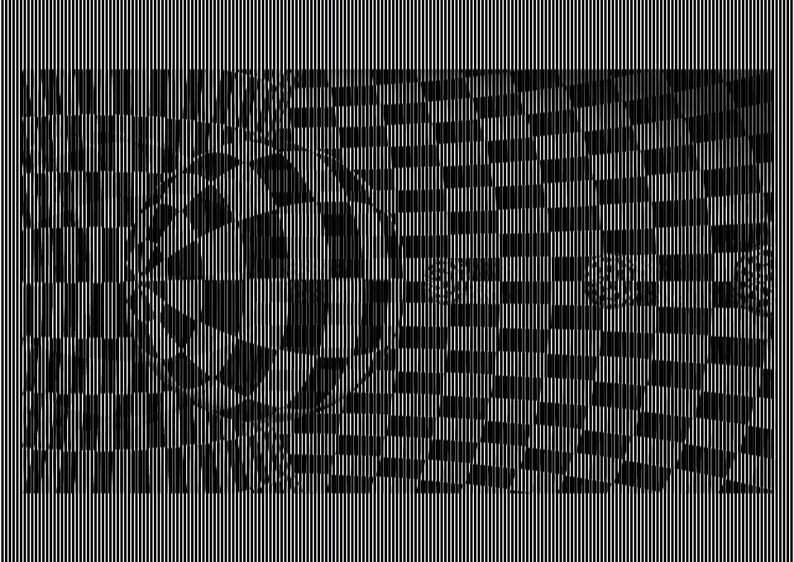 Geometric Scanimation Art Prints: Moving Optical Illusion (Digital Download PNGs, GIFs Included) image 10