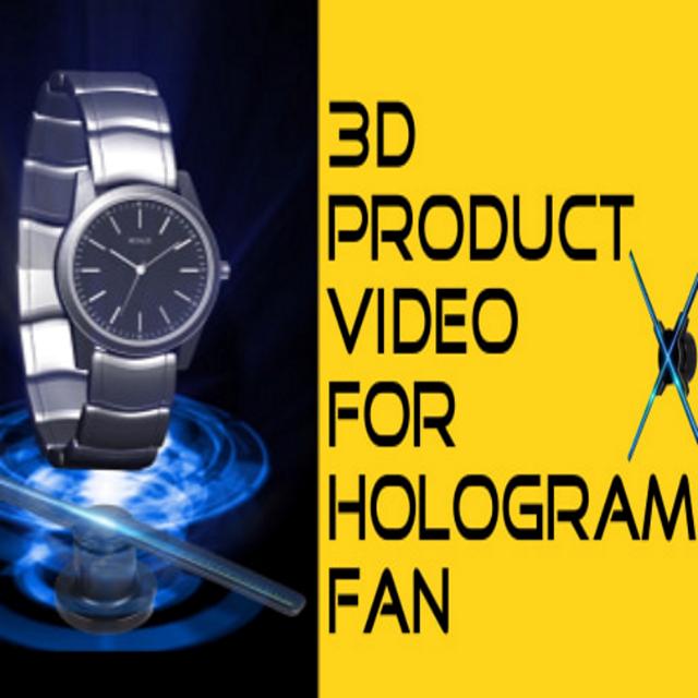 Custom 3D Animation Video for LED Hologram Fan Display - Etsy