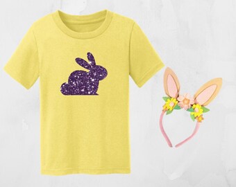 Cute Easter Bunny Toddler Tee, Spring Shirt, Toddler T Shirt, Custom Spring Shirt, Kids Tees, Bunny Shirt
