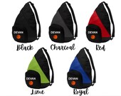Personalized Basketball Backpack with Name Basketball, Customized Sports Bag, Sling One Shoulder Backpack