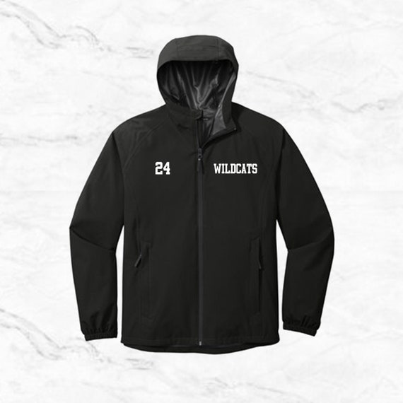 Custom Hooded Rain Jacket Coach and Player Jacket Waterproof