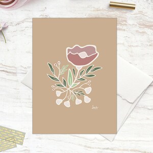 Set di biglietti per appunti Emma Cluster / Biglietti d'arte floreali / Set di biglietti per appunti / Biglietti di auguri / Biglietti vuoti / Biglietti floreali / Set di biglietti / Set di biglietti vuoti