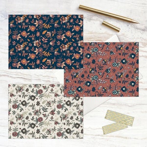 Note Card Set Jane Variety Pack / Set of 4 Note Cards / Gift for Mom / Greeting Cards / Blank Card / Card Set / Stationary / Handmade Gift