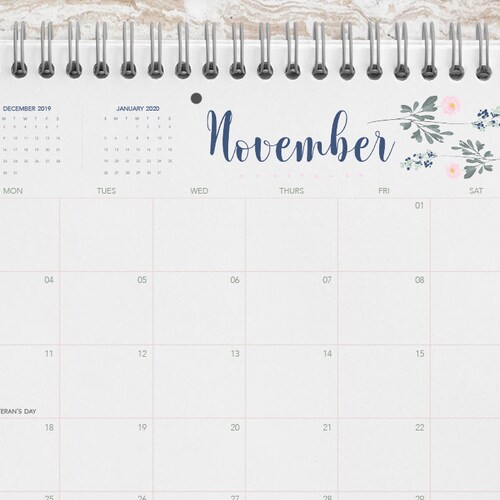 2022 Calendar Magnolia / 2022 Calendar / School Year / Spiral | Etsy