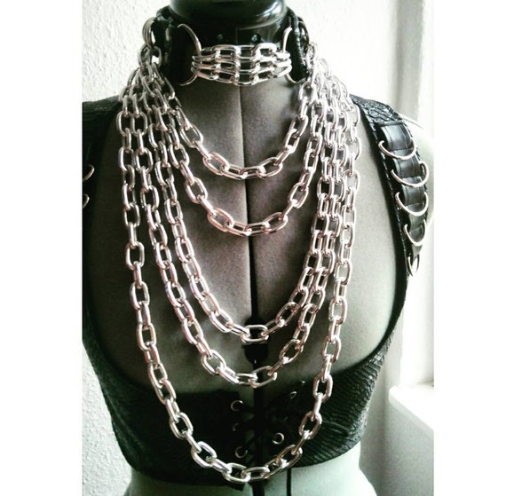 Heavy Chain Collar - Etsy