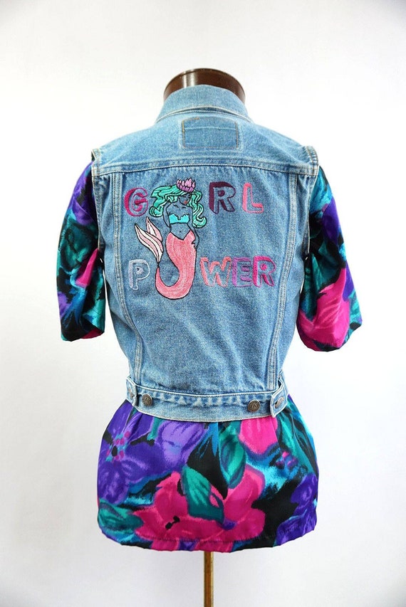 The Heidi: 90s Vintage Denim Button Arizona Jean … - image 3