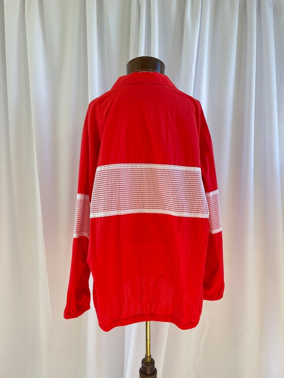 The Sam: 80s Vintage Red and White Long Lightweig… - image 9