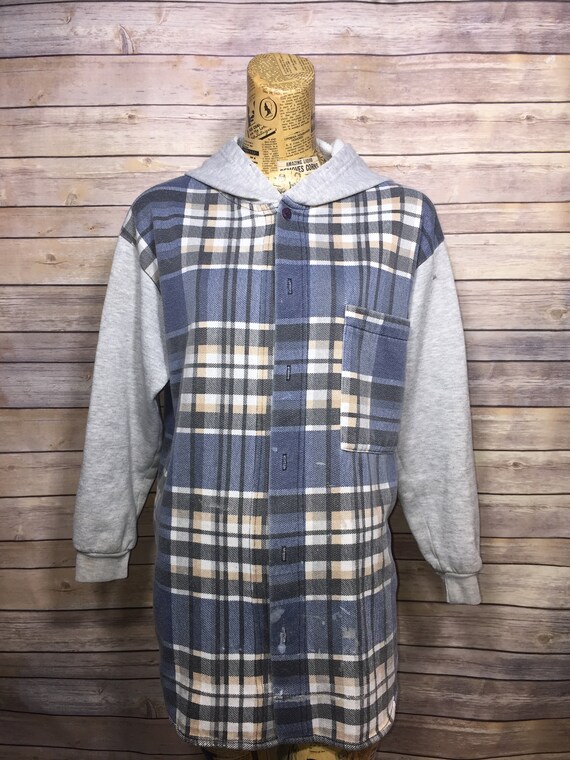plaid nike sweater