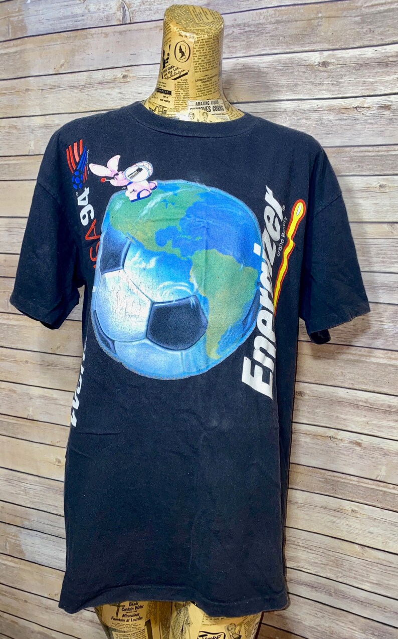 Vintage Energizer Bunny World Cup USA 1994 T-shirt | Etsy