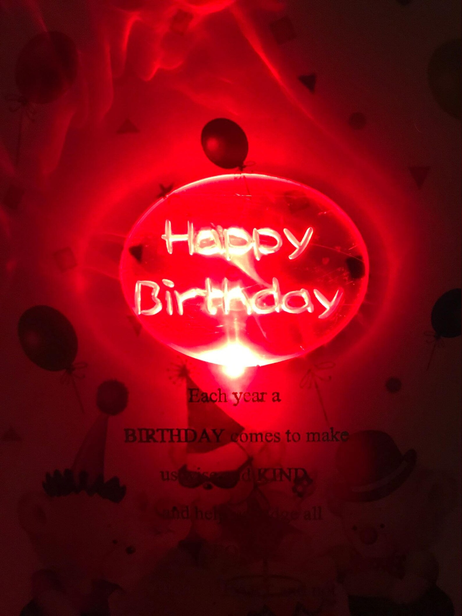 Musical Birthday Card With Light up multi Edition Available Etsy