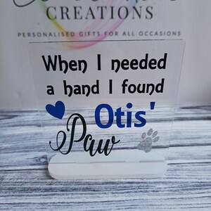 Gifts for dog lover, personalised dog plaque, dog related gift, cat lover, personalised cat gift, memorial pet gifts