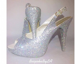 Sparkly bridal shoes | Etsy