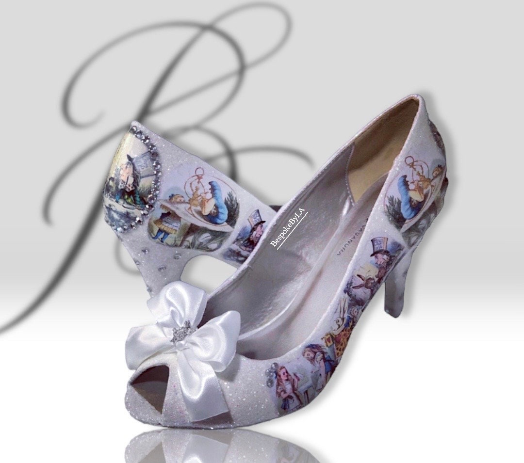 High Heels Wonderland Shoes Wedding Shoes Alice In Wonderland