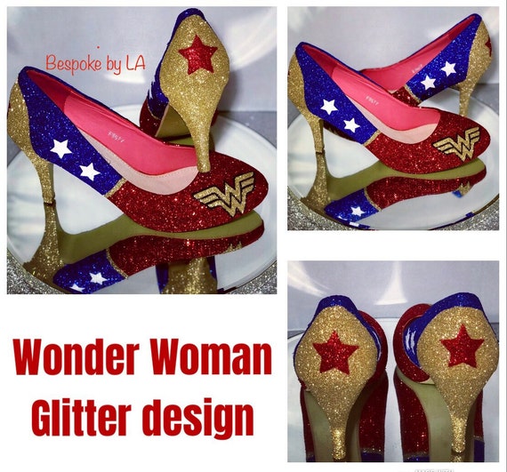 DC Women Kicking Ass — On Wonder Woman and high-heeled boots