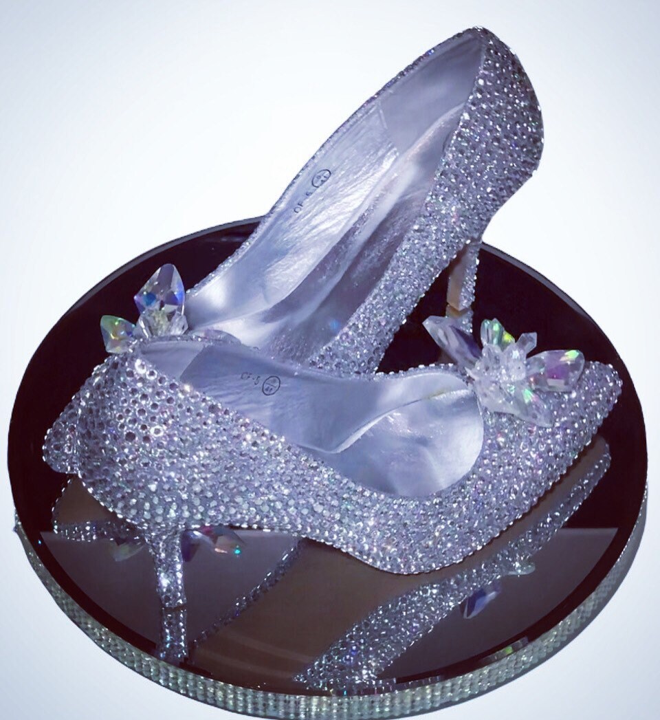 Swarovski crystal shoes cinderella sale
