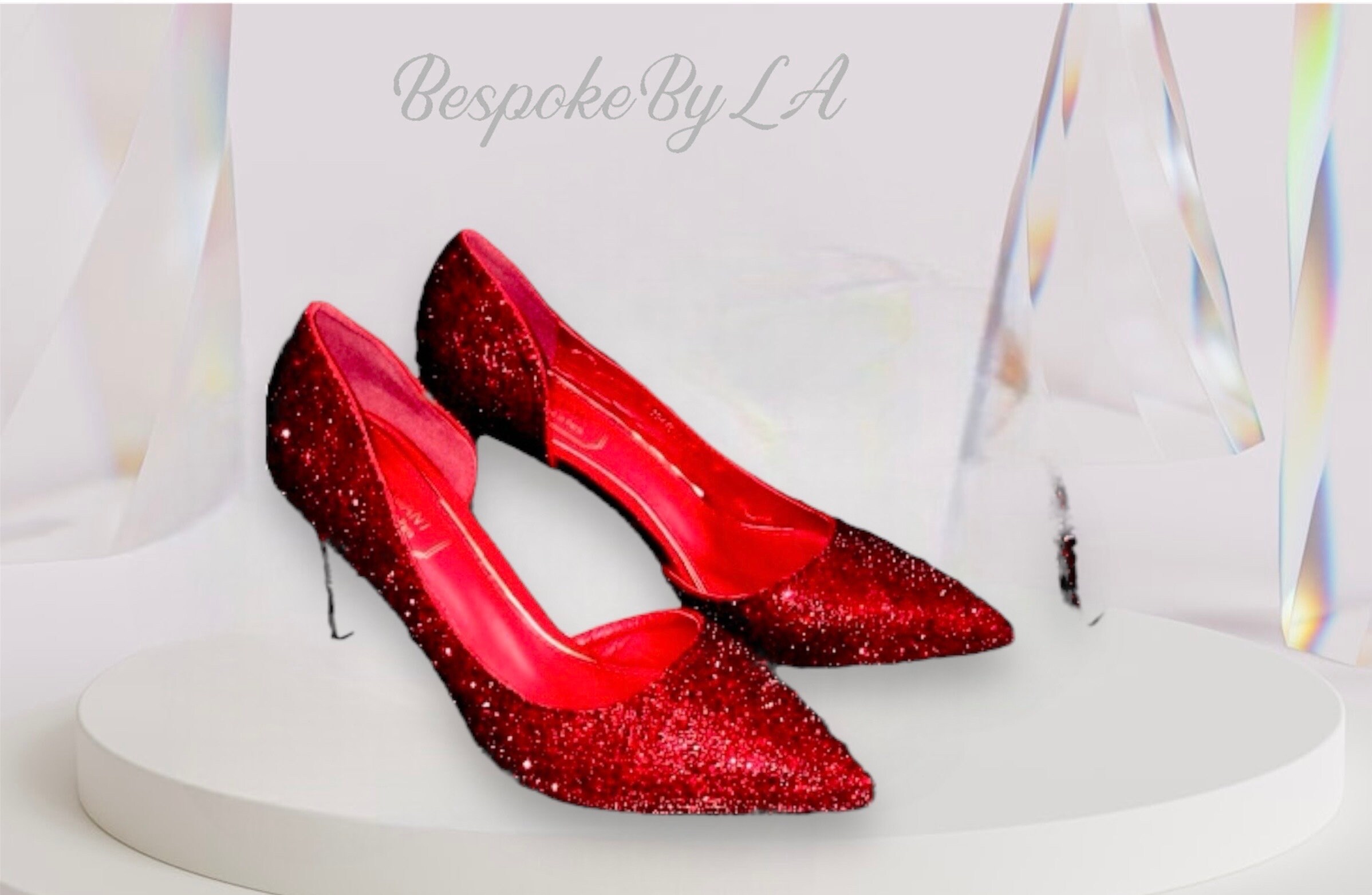 Red hotsell crystal pumps
