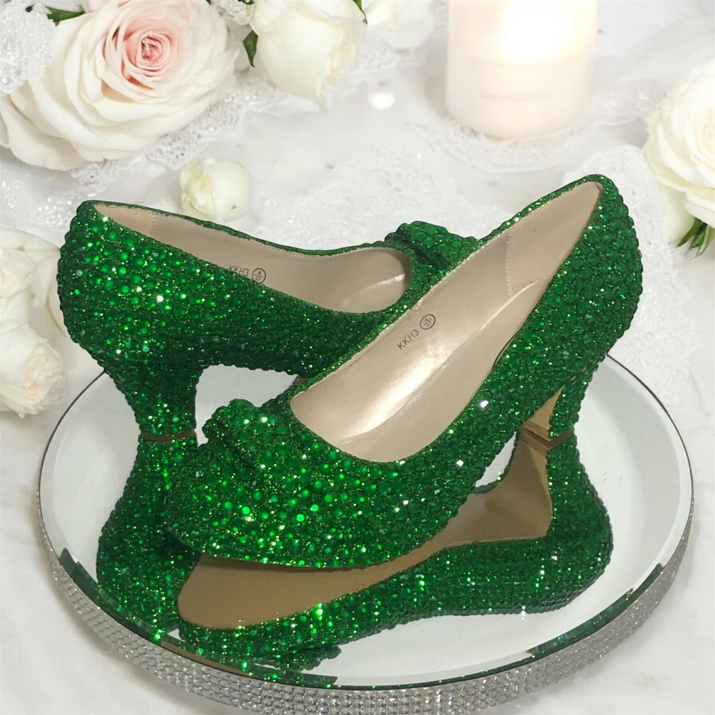 Emerald Green Heels