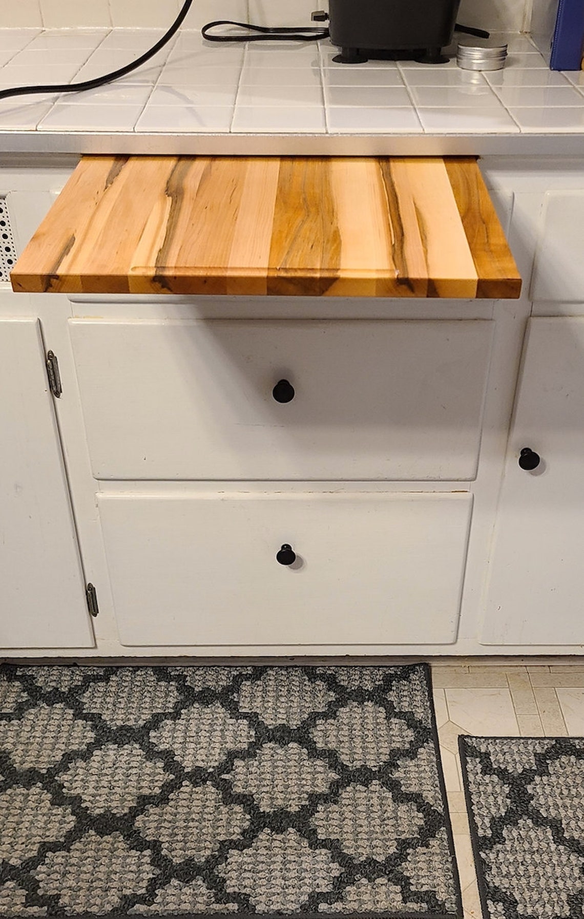 Custom Slide Out/pull Out Cutting Board Etsy