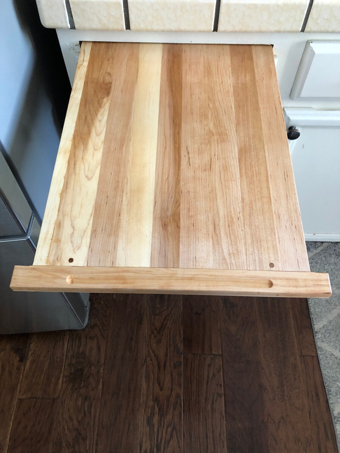 Custom Slide Out/pull Out Cutting Board Etsy
