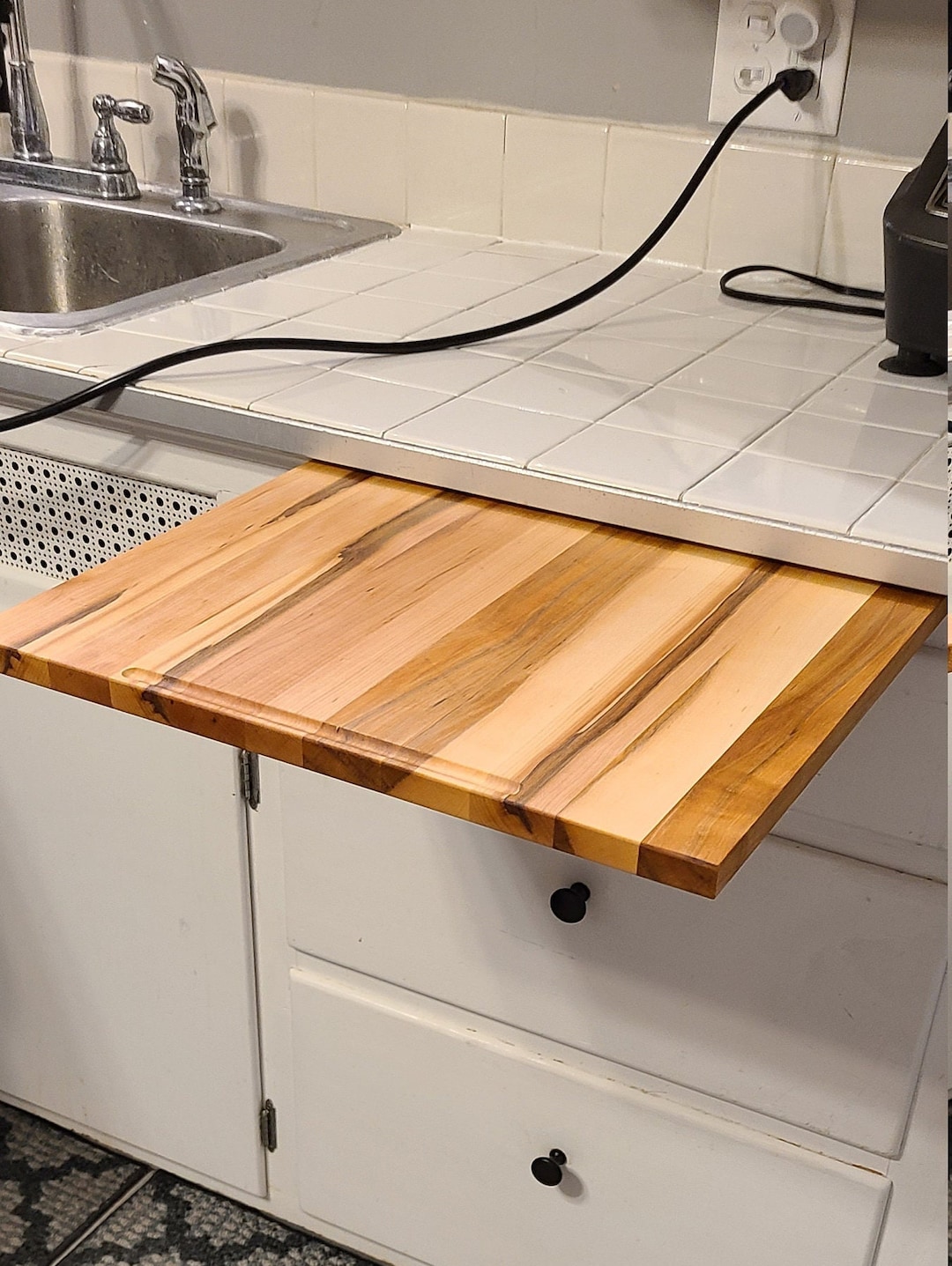 Custom Slide Out/pull Out Cutting Board Etsy