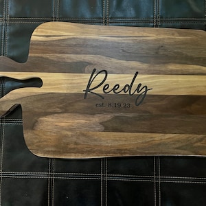 Engraved Charcuterie/Cutting Board