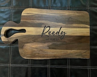 Tabla de cortar/charcutería grabada