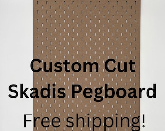 Tablero perforado ovalado Skadis (IKEA) de tamaño personalizado