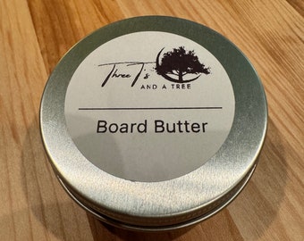 Mantequilla para tabla de cortar: hecha de aceite mineral, cera de abejas y cera de carnauba aptos para alimentos.